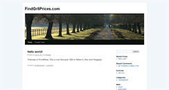 Desktop Screenshot of findgr8prices.com